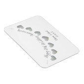 Happy 70th 結婚anniversary Platinum Mum & パパ マグネット (右側)