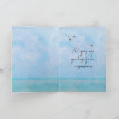 Happy 70th Anniversary Tropical Window カード (内部)