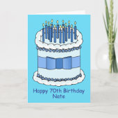 Happy 70th Birthday Nate カード (正面)