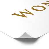 Happy 70th Birthday Personalized Photo Party Sign ポスター (角)