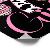 Happy 7th Birthday Girl Outfit Rodeo Western Cowgi ポスター (角)