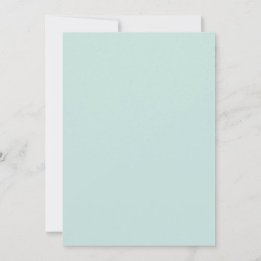  Happy 80th Birthday Birds at Birdhouse 招待状 (裏面)