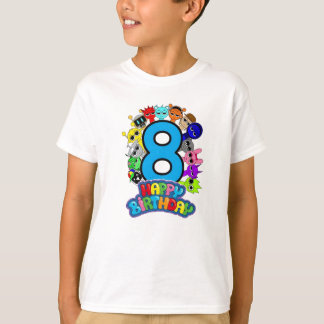 Happy 8th Birthday Sprunki - Simon Oren Funbot Tシャツ