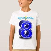 Happy 8th Birthday Tシャツ (正面)