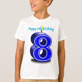 Happy 8th Birthday Tシャツ