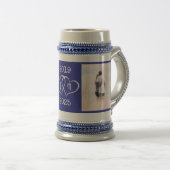 Happy 9結婚th Anniversary Gift ビールジョッキ (正面右)