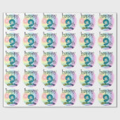 Happy 9th Birthday ラッピングペーパー (フラット)