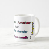 Happy AAPI heritage month Mug コーヒーマグカップ (正面右)