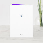 Happy Admin Pro Day、蝶と花 カード (裏面)