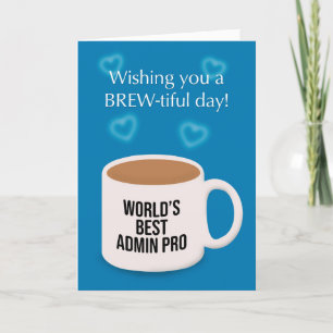 Happy Admin Pro Day Cup of Coffee Umous シーズンカード
