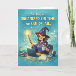 Happy Admin Pro Day - You're a Wizard! カード