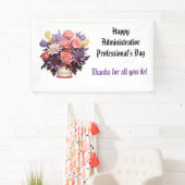 Happy Administrativeプロフェッショナルありがとう 横断幕 (インサイチュ)