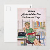 Happy Administrative Professional Day  ポストカード (正面/裏面)
