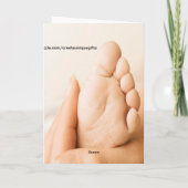 Happy Adoption Day私はあなたの考えカードになる カード (裏面)