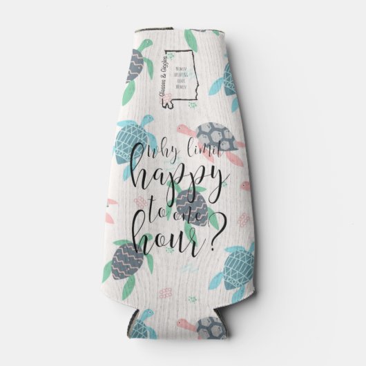 Happy Alabamaグラスとギグレを制限するクール理由 ボトルクーラー (正面)