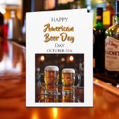 Happy American Beer Day | October 27th カード