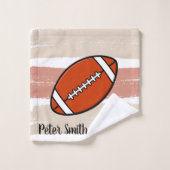 Happy american football fun day バスタオルセット (ウォッシュタオル)