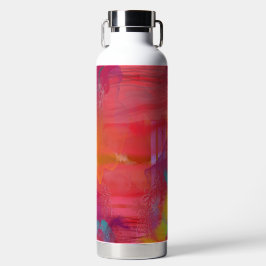 Happy and Bright Colorful Mixed Media ウォーターボトル