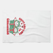 Happy and Meowy Christmas Cats キッチンタオル (横)