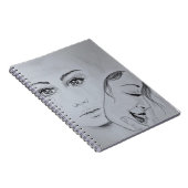 Happy and Sad Masks Notebook 絵を描's ノートブック (右側)