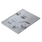 Happy and Sad Masks Notebook 絵を描's ノートブック (左側)