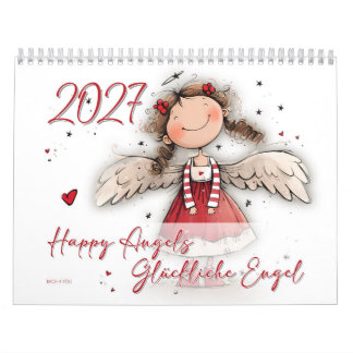 Happy Angels – Glückliche Engel 2027 カレンダー
