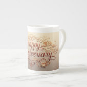 Happy Anniersery Specialty Mug ボーンチャイナマグカップ (正面右)