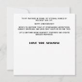 Happy Anniversaryセクシーいけなカスタマイズ サンキューカード (裏面)