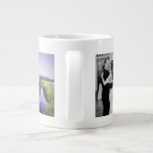 Happy Anniversary写真コラージュMug縦写真 ジャンボコーヒーマグカップ (裏面)