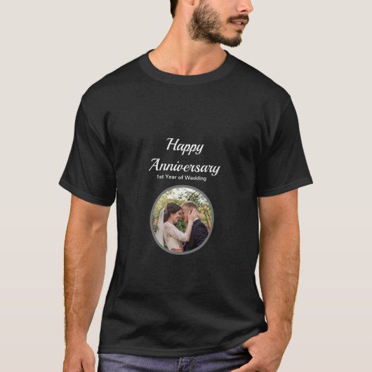 Happy Anniversary写真 Tシャツ (正面)