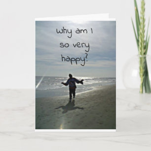 「HAPPY ANNIVERSARY」からの願い&ビーチ カード
