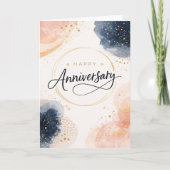 Happy Anniversary - モダン カード (正面)
