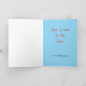 Happy Anniversary Best Wishes Butterfly Bush カード (内部)