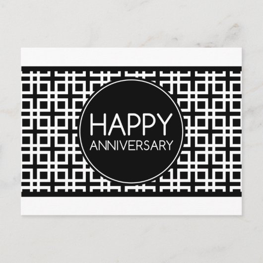 Happy Anniversary (cinderStripe) ポストカード (正面)
