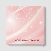 Happy Anniversary Custom Photo Guest Book ゲストブック (裏面)