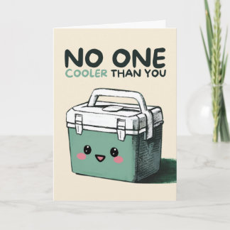 Happy Anniversary Cute Funny Simple Coolbox Card カード