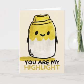 Happy Anniversary Cute Funny Simple Marker Card カード