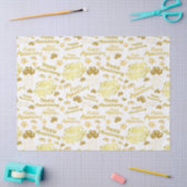 Happy Anniversary  Elegant Gold Text 薄葉紙 (クラフト)