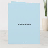 HAPPY ANNIVERSARY FRENCH MAID CARD FOR HUSBAND カード (裏面)
