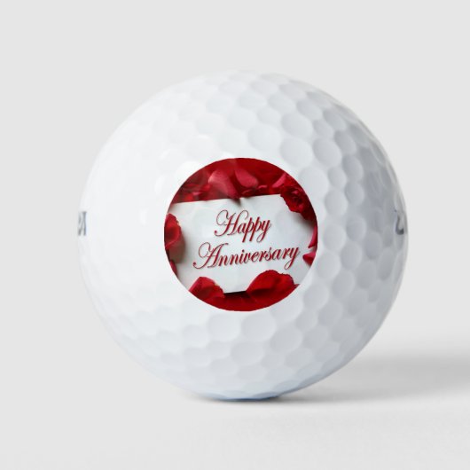 **HAPPY ANNIVERSARY GOLFER*** GOLF BALL ゴルフボール (正面)