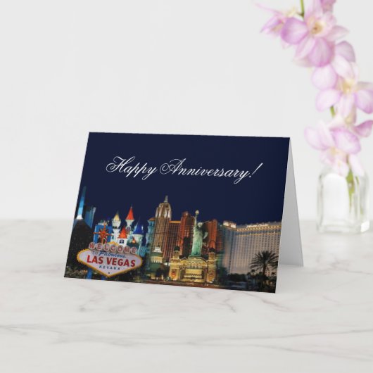 Happy Anniversary Las Vegas Card カード (蘭)