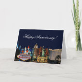 Happy Anniversary Las Vegas Card カード (正面)