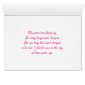 Happy Anniversary, My Love/ピンクローズ (内部横(下))