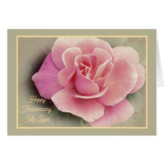 Happy Anniversary, My Love/ピンクローズ (正面横)