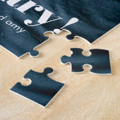 Happy Anniversary Parents 結婚's Keepsake写真 ジグソーパズル (側面)