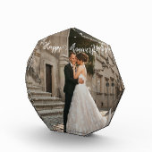 Happy Anniversary Photo – カップルパーソナライズされたー フォトブロック (右)