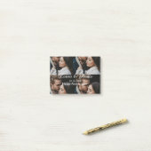 Happy anniversary photo collage name date simple w ポストイット (デスク上)