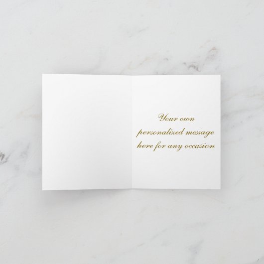 Happy Anniversary Swans カード (内部)