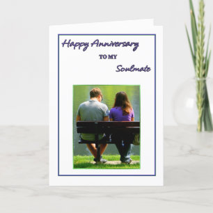 Happy Anniversary to my Soul Mate カード