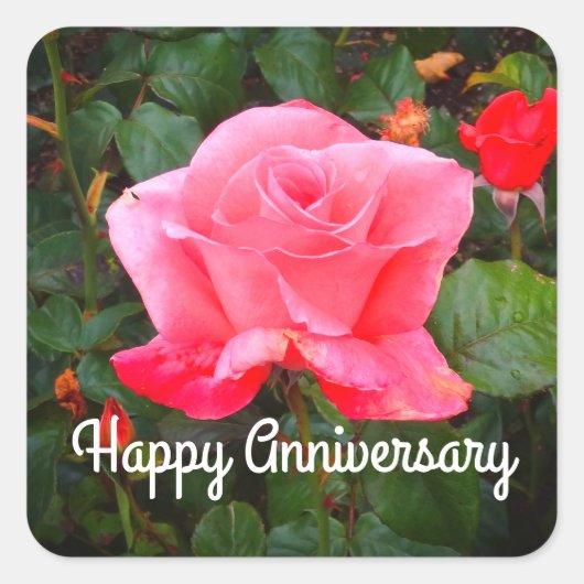 Happy AnniversaryTouchのクラスバラ#1スタンプ スクエアシール (正面)